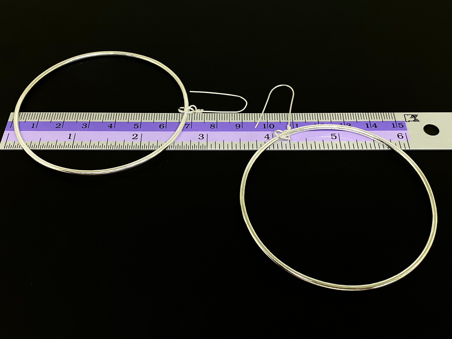 6KH-036 Thai karen hill tribes handmade silver pair earring