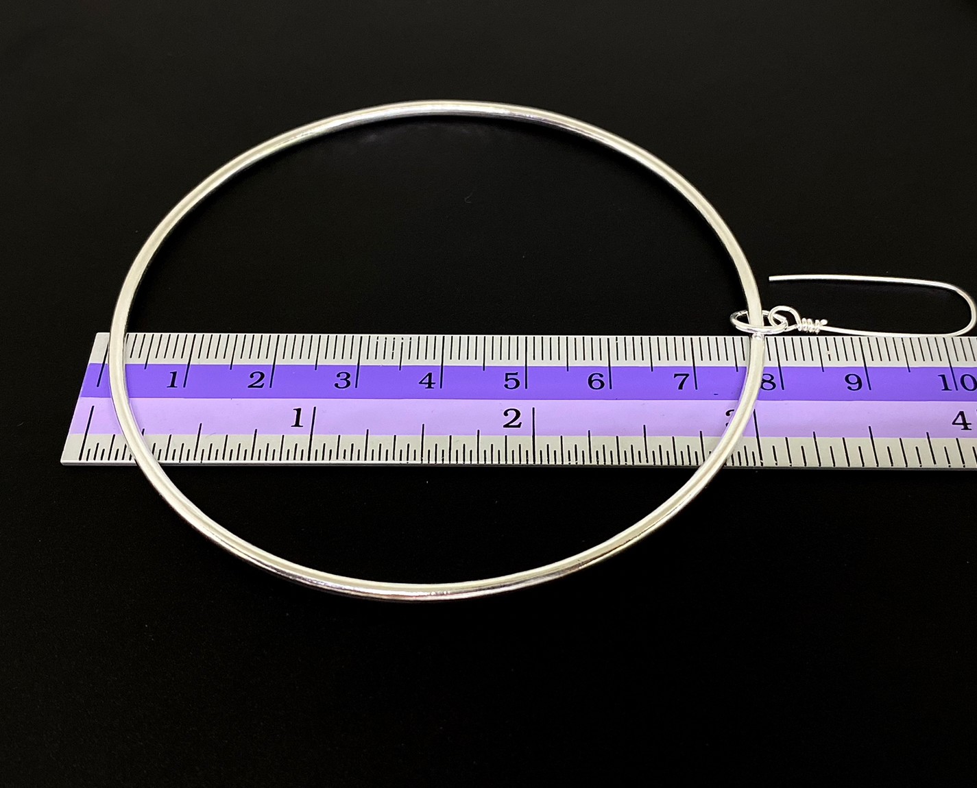 6KH-038 Thai karen hill tribes handmade silver pair earring