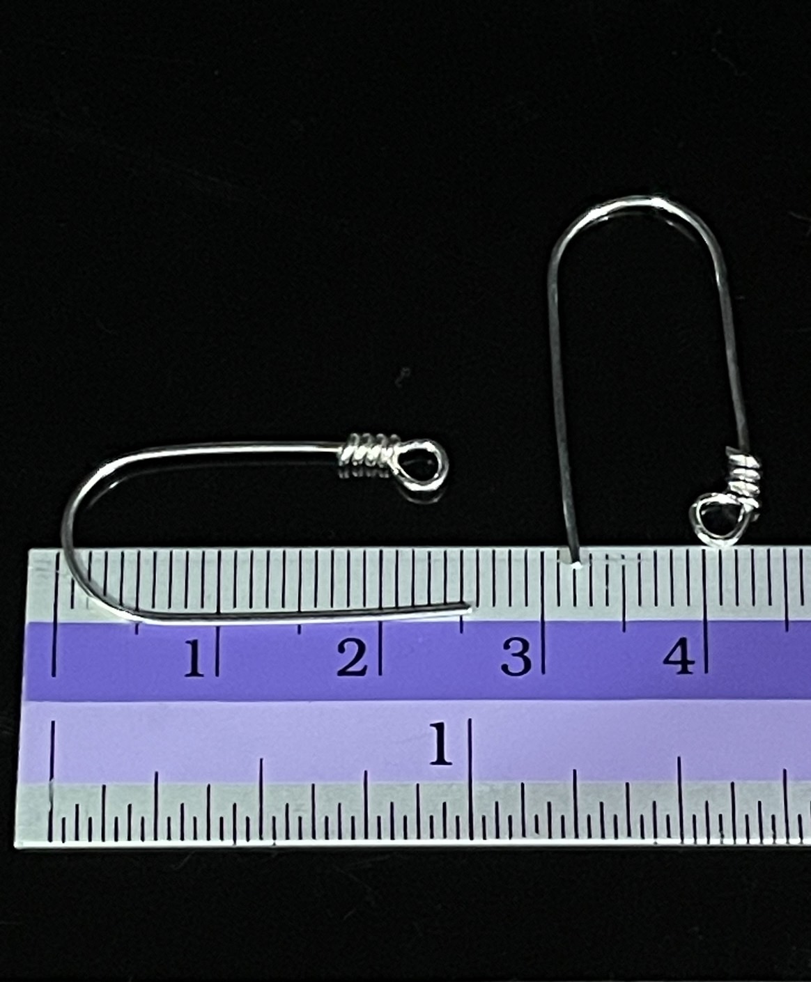 KA-003 thai karen hill tribe handmade silver 10 earring wire hook