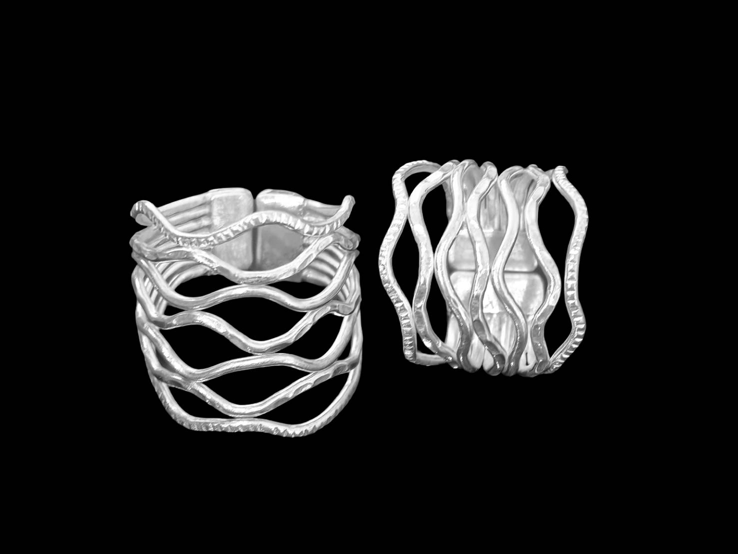 KY-017 Thai karen hill tribe handmade silver ring