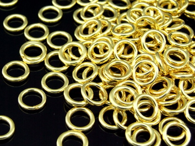 KG-199 24K gold vermeil 20 thai karen hill tribes handmade silver mini plain closed round hoop