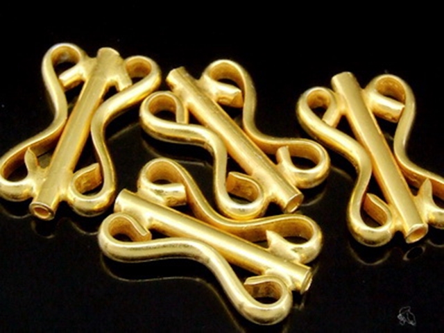 KG-023 24K gold vermeil 3 thai karen hill tribes handmade silver Fancy tube bead