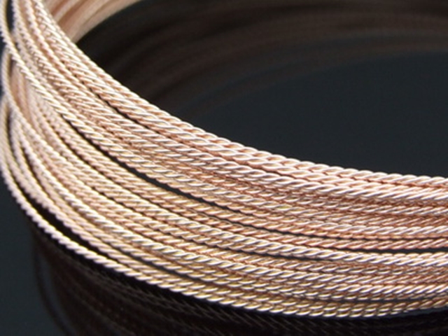KX-012 24K rose gold vermeil thai karen hill tribe handmade silver triple twist wire 20 Gauge dead soft 10ft.