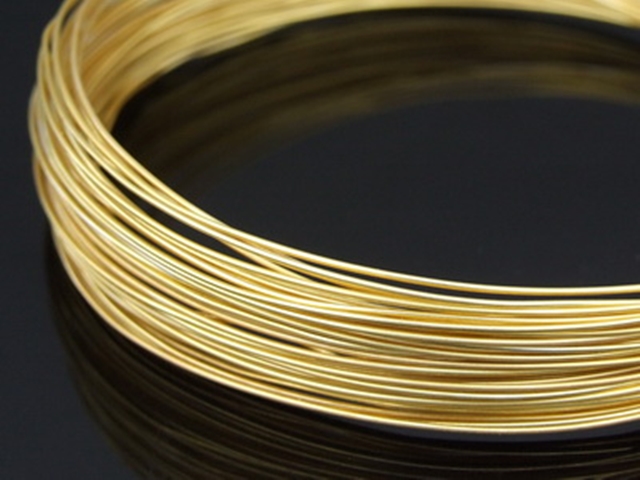 KA-098-G 24K gold vermeil thai karen hill tribe handmade silver wire 22 Gauge dead soft 10ft.