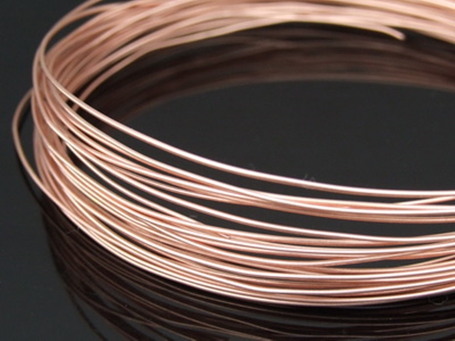 KA-098-R 24K rose gold vermeil thai karen hill tribe handmade silver wire 22 Gauge dead soft 15ft.