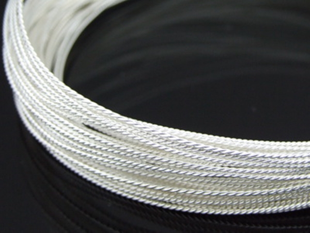 KX-013 Thai karen hill tribe handmade silver triple twist wire 22 Gauge dead soft 5ft.