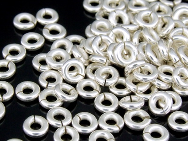 KA-071 Thai karen hill tribe handmade silver 60 mini opened jump ring