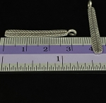 2KH-012 thai karen hill tribe silver 4 leaf charm