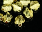 KG-300 Thai karen hill tribe silver 4 gold vermeil flower fancy bead
