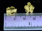 KG-300 Thai karen hill tribe silver 4 gold vermeil flower fancy bead