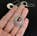 6KH-003 Thai karen hill tribes handmade silver pair earring