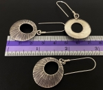 6KH-003 Thai karen hill tribes handmade silver pair earring