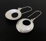6KH-041 Thai karen hill tribes handmade silver pair earring