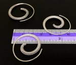 6KH-042 Thai karen hill tribes handmade silver pair earring