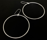 6KH-036 Thai karen hill tribes handmade silver pair earring