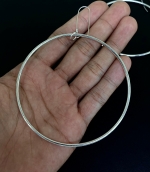 6KH-038 Thai karen hill tribes handmade silver pair earring