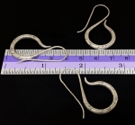 6KH-025 Thai karen hill tribes handmade silver pair earring