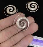 6KH-026 Thai karen hill tribes handmade silver pair earring