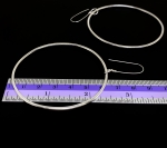 6KH-035 Thai karen hill tribes handmade silver pair earring