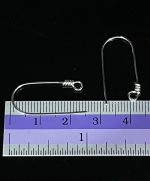 KA-003 thai karen hill tribe handmade silver 10 earring wire hook