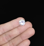 KI-013 thai karen hill tyribe handmade silver 4 rough nugget shape bead size XL