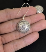 6KH-001 Thai karen hill tribes handmade silver pair earring