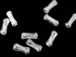 KB-023 Thai karen hill tribe handmade silver 10 plain bamboo bead