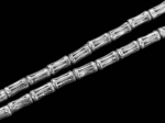 KC-003 Thai Karen hill tribe silver 40 bamboo tube bead