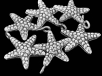 1KH-018 Thai karen hill tribe handmade silver 1 starfish charm
