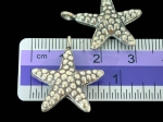 1KH-018 Thai karen hill tribe handmade silver 1 starfish charm