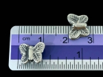 1KH-024 thai karen hill tribe silver 6 leaf print butterfly bead