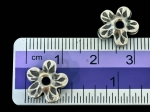 2KH-004 thai karen hill tribe silver 4 flower bead