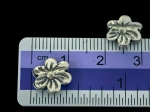 2KH-008 thai karen hill tribe silver 6 flower bead