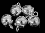 3KH-076 Thai karen hill tribe silver 2 mangosteen charm