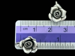 4KH-007 Thai  karen hill tribe handmade silver 3 small rose charm