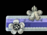 4KH-022 thai karen hill tribe handmade silver 2 wild flower charm