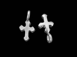 4KH-052 Thai karen hill tribe silver 6 cross charm