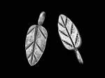 5KH-005 Thai Karen Hill Handmade Tribe Silver 6 Small Leaf Charm