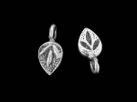 5KH-030 Thai karen hill tribe silver 6 fancy leaf charm