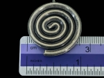 1KH-006 thai karen hill tribe handmade silver 1 spiral charm