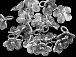 4KH-024 Thai karen hill tribe handmade silver 5 small wild flower charm