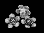 5KH-046 Thai karen hill tribe silver 1 flower charm