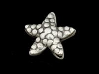 KD-025 Thai karen hill tribe handmade silver 3 small stat fish bead