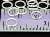 KA-072 Thai karen hill tribe handmade silver 30 plain round opened jump ring