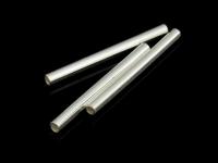 KC-009 Thai karen hill tribe handmade silver 10 plain straight tube bead