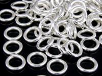 KA-082 Thai karen hill tribe handmade silver 25 plain opened jump ring