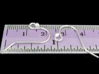 KA-001 Thai karen hill tribe handmade silver 10 Dot end earring hook