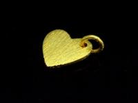 KG-467 24K gold vermeil Karen hill tribe handmade silver 4 satin puffy round charm