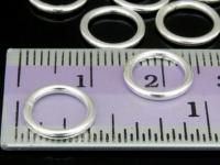 KA-080 vThai karen hill tribe handmade silver 15 plain closed jump ring