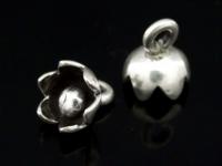 4KH-051 Thai karen hill handmade tribe silver 4 mini flower charm